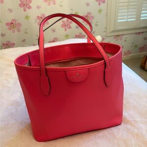 Kate Spade Pink Tote Vibrant Spacious Design
